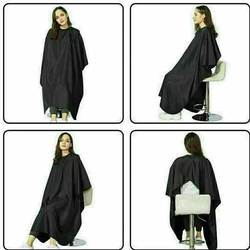 Professional Hairdressing Gown Cape Shave Apron Hair Cutting Salon Barber UK - Picture 4 of 12