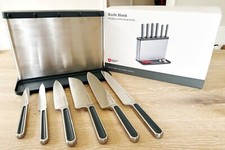 Brand New Premium Stainless 6-Piece Knife Block Set