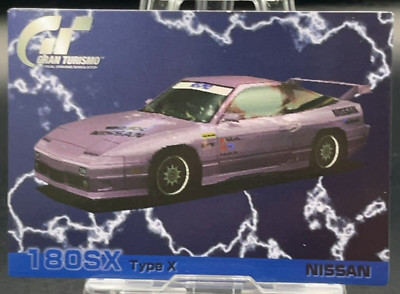 180SX Type X NISSAN Gran Turismo Super Car TCG Rare Card Game Collection