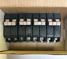 CUTLER HAMMER,CH250,CURCUIT BREAKER 50A 120/240V 2P LOT OF 4