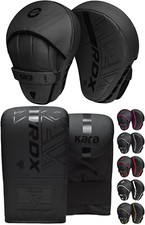Guanti da boxe e cuscinetti di RDX, guanti Muay Thai, cuscinetti Kickboxing, guanti Focus