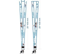 new Lot 10 pcs cartoon Lanyard Mobile Phone ID Card KeyChain Holder party gifts