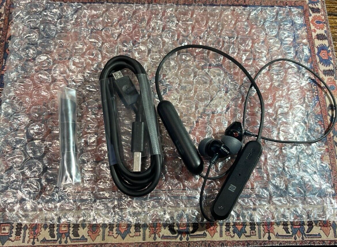 Sony WI-C300 Wireless Bluetooth In-Ear Earbuds C300 Headphones opened Box. A++