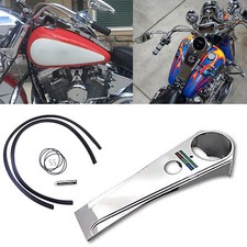 Chrome 19.6 Long Dash Panel For Harley Dyna F...
