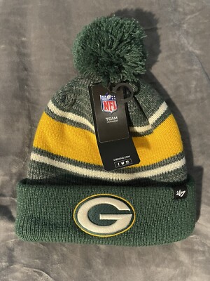 NWT WOMEN’S GREEN BAY PACKERS HAT BEANIE 47 BRAND DARK GREEN SORORITY CUFF KNIT 47 Women main image 2