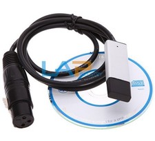 1PCS NEW DMX Console DMX512 Adapter FOR USB-DMX512 Computer Lighting Console