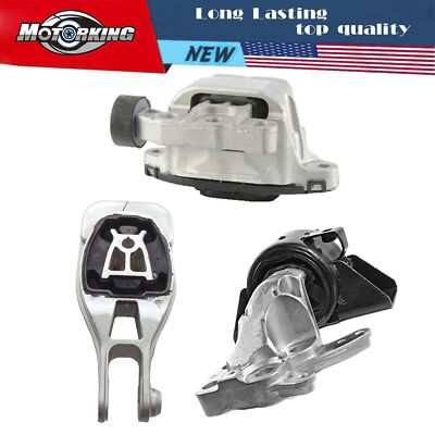 Premium Quality Engine Motor & Auto Trans Mount 3pc For 13-16 Chevrolet Trax