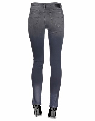 Jeans Diesel Skinzee Femme – Taille Haute, Coupe Super Slim Et Stretch – Bleu Délavé