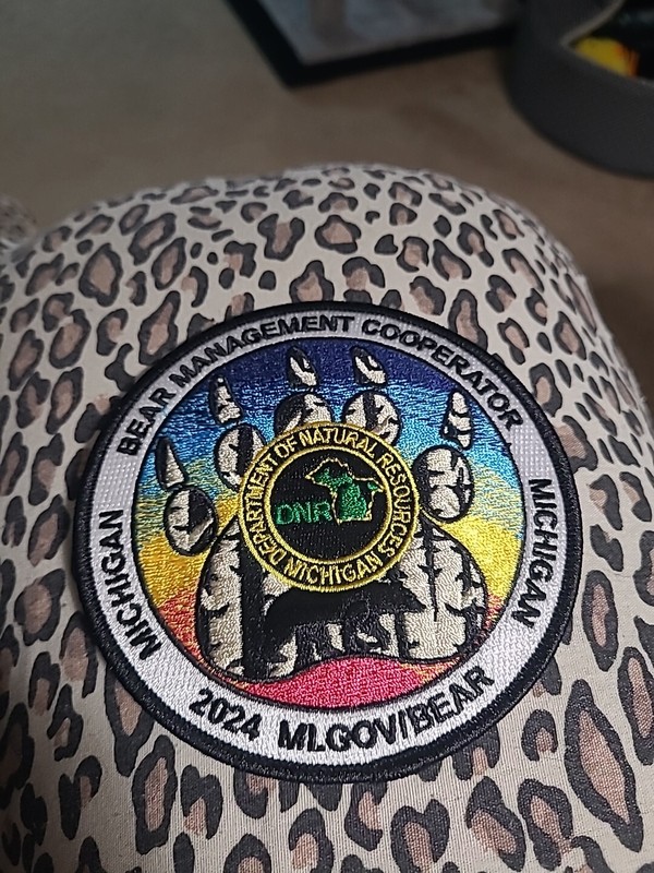 2024 Michigan Bear Hunting Dnr Patch