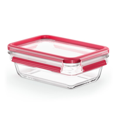 Emsa CLIP & CLOSE GLAS Aufbewahrungsbehälter Glasbehälter Frischhaltedose 0,7L