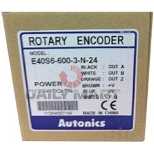 New in Box Autonics E40S6-600-3-N-24 Incremental Rotary Encoder E40S66003N24 1PC