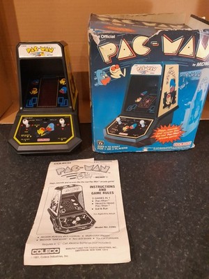 Coleco Pacman by Midway Vintage 80er Tabletop Spielkonsole Top Weihnachten