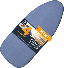 12.5 X 30 inch Smart Table top Ironing Board Cover and Pad with Standard Blue 