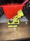 Tonka Vintage Pressed Steel Loader Construction Vehicle Toy Yellow