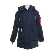 Alpha Industries, Parka, Herren, Größe: S, Blau/Gelb #1OS