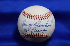 Johnny Blanchard PSA DNA Autograph American League Signed Baseball 1961 Champs