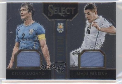 2015 Panini Select Double Team Memorabilia 48/199 Diego Lugano Maxi Pereira 0m1