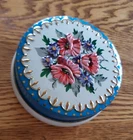 Vintage Riley's Toffee Tin Embossed Floral Lid - Made in England