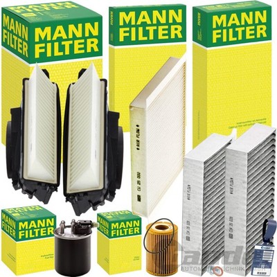 MANN INSPEKTIONSPAKET passend für MERCEDES M KLASSSE  GLE W166 C292 GL GLS X166