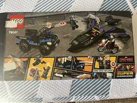 LEGO Marvel: Black Panther Pursuit (76047) Used  all Mini figures 