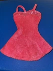Mattel Barbie Vintage 1997 Sweetheart Hot Pink Dress #18606 Velvet Sparkly