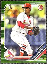 Genesis Cabrera 2019 Bowman Camo #BP-142 1st Bowman - St. Louis Cardinals
