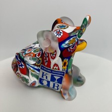Vintage Murano Millefiori Multicolor Art Glass Frog ? Figurine Paperweight Italy