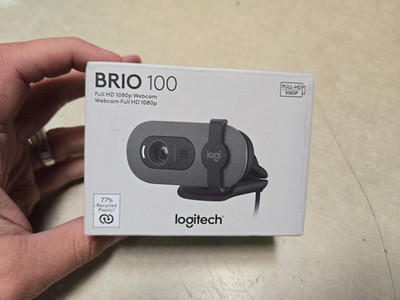 Logitech - Brio 100 1080p Full HD Webcam for Meetings & Streaming SEALED!