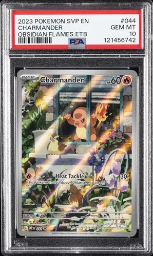 2023 POKEMON SVP EN-SV BLACK STAR PROMO #044 CHARMANDER PSA 10