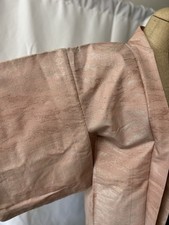 Authenticjapanese silk kimono- sakura pink withSilver weve Pattern