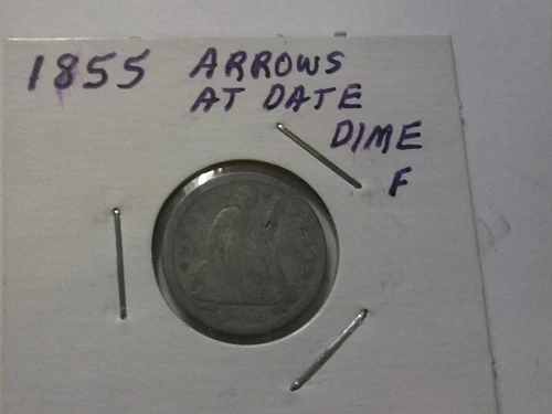 1855 Seated Liberty Dime