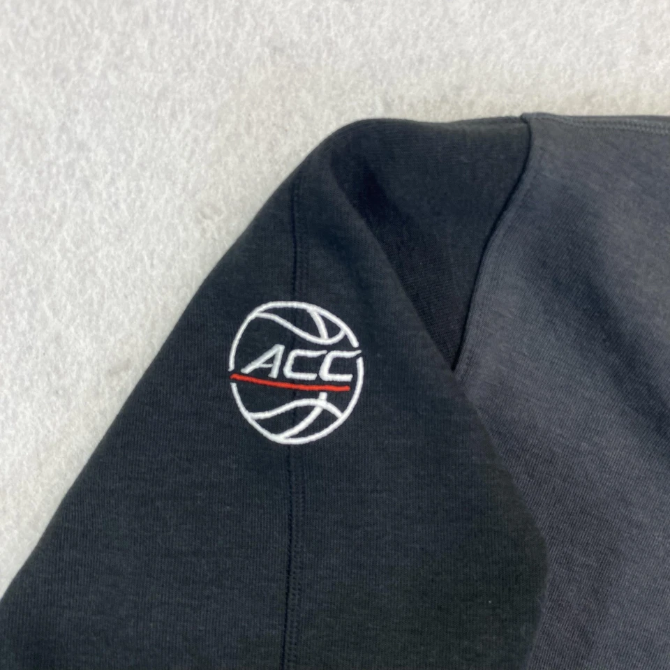 Pullover SMU Mustangs para Hombres XL Gris NCAA Baloncesto Nike Dri-FIT Cuarto Cremallera Foto 4 de 4