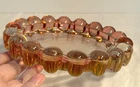 Anchor Hocking Nova Boopie Bubble Glass Vintage Pink Ashtray 7.5 in Trinket Dish