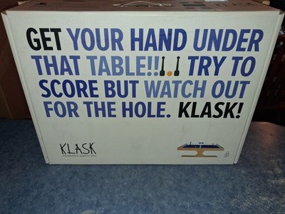 Klask Tabletop Board Game Magnetic Foosball Hockey Battle Family Party Denmark
