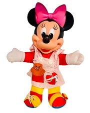 Vintage Minnie Mouse Learn To Dress Me Doll 15  Plush Toy Mattel Disney 1989