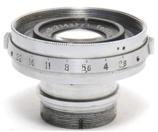 @ Vintage Zeiss Jena Tessar 2,8/4cm lens for Tenax