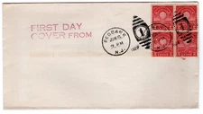 #654 Electric Light Edison 1929 FDC - Elliott Unofficial u/o Red Bank NJ