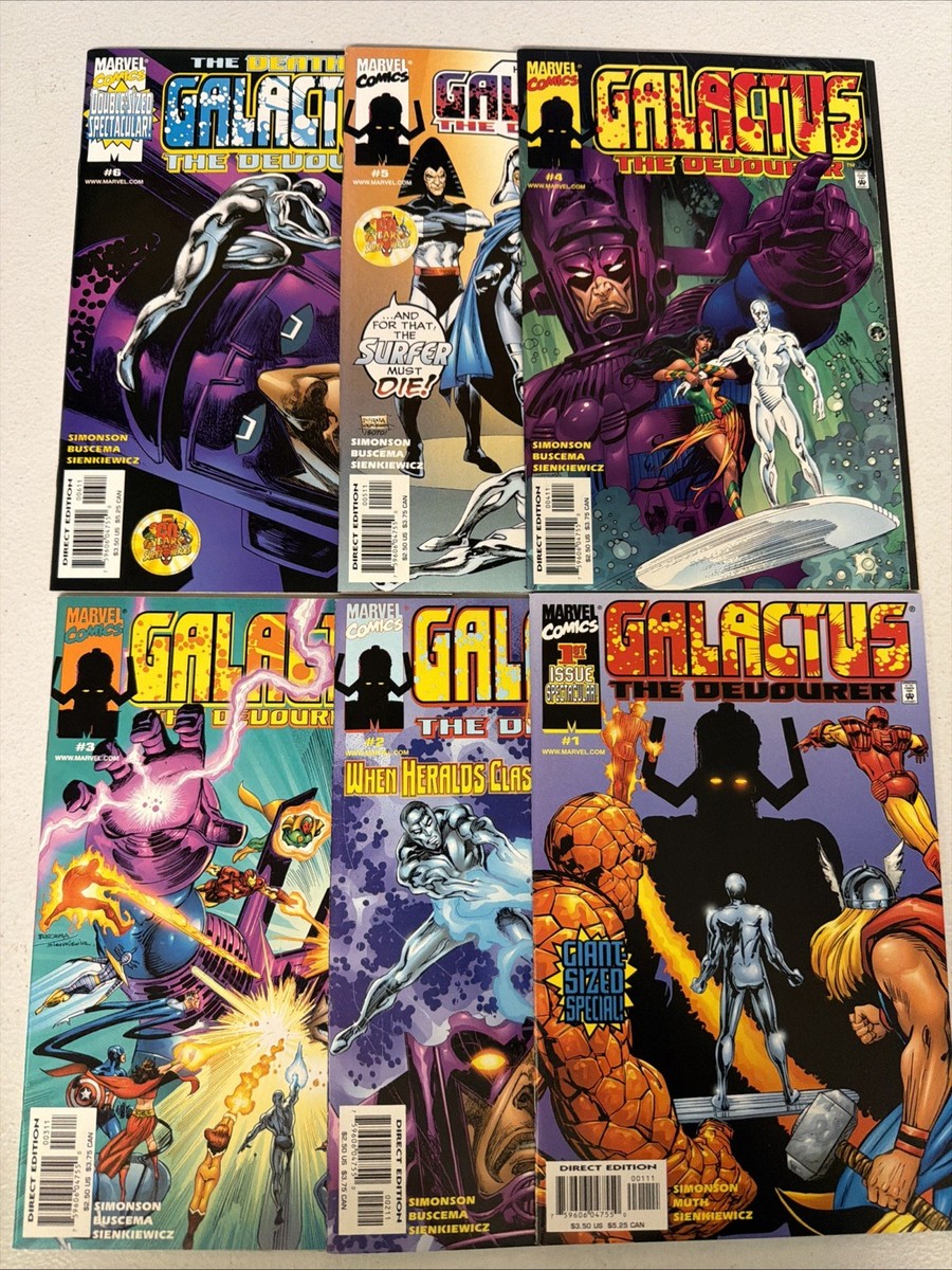 Galactus The Devourer #1 2 3 4 5 6 1999 Marvel Comics Complete Lot