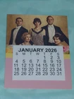 DOWNTON ABBEY small magnetic 2026 CALENDAR Hugh Bonneville Michelle Dockery +