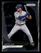 2020 Panini Prizm #198 Gavin Lux Rookie Card Los Angeles Dodgers. rookie card picture
