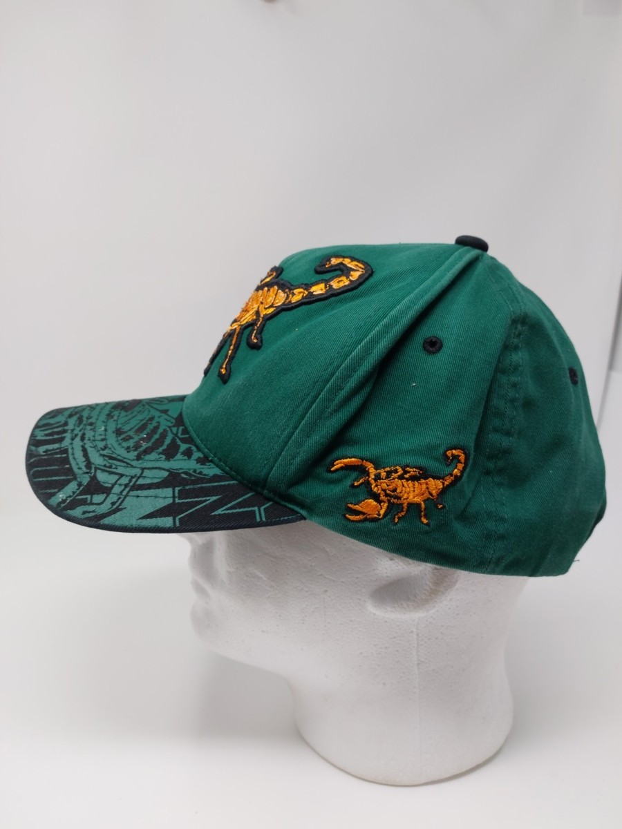 Scorpion Embroidered Logo Snapback Hat Adjustable Top Level Cap View 4