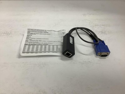 Tripp Lite NetCommander USB Server Interface Unit KVM HD15 RJ45 B078-101-USB-1