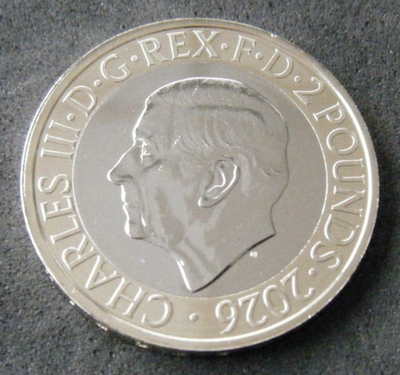 2026 THE 200th ANNIVERSARY OF ZSL LONDON ZOO £2 TWO POUND COIN BU
