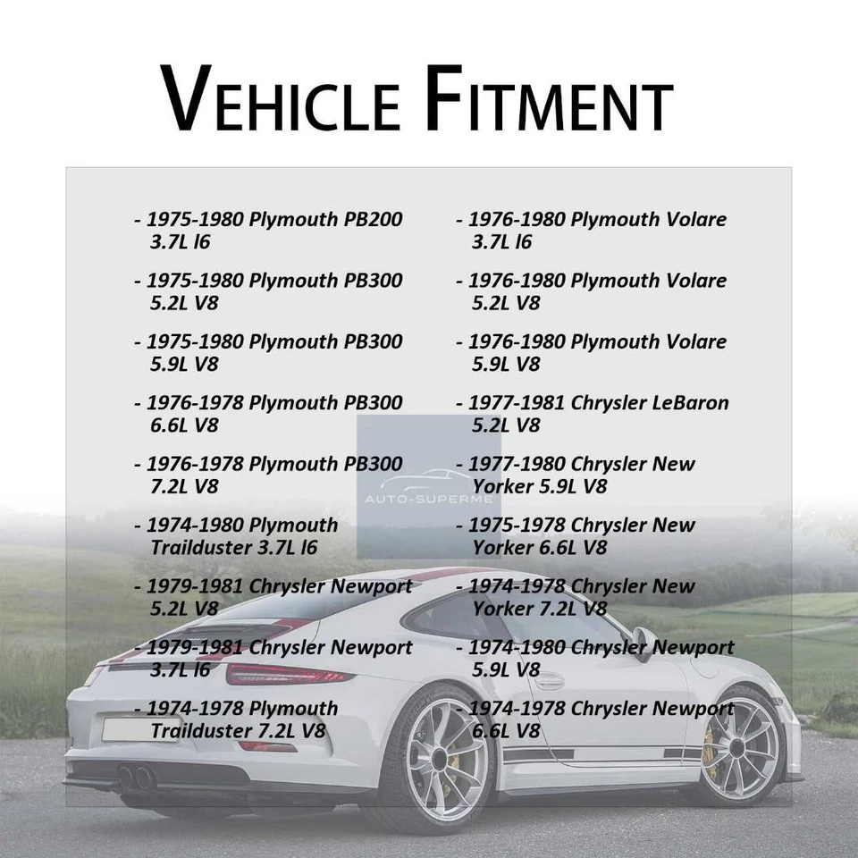 Kit de herrajes de freno delanteros Carlson para furgoneta Plymouth PB300 1974 7,2 L Foto 3 de 4