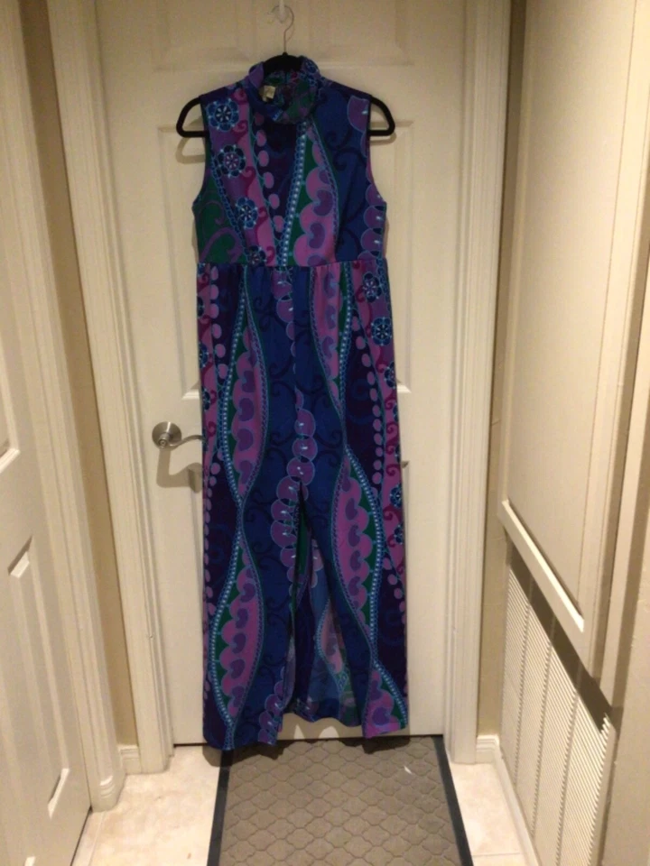 VINTAGE 70’s MOD LONG DRESS - Photo 3/4
