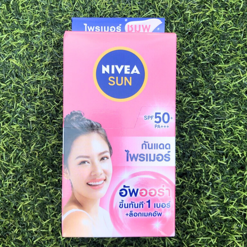 NIVEA Serum Beauty Primer Aura Double Lock Makeup SPF50+ Sunscreen UV Protection - Picture 8 of 9