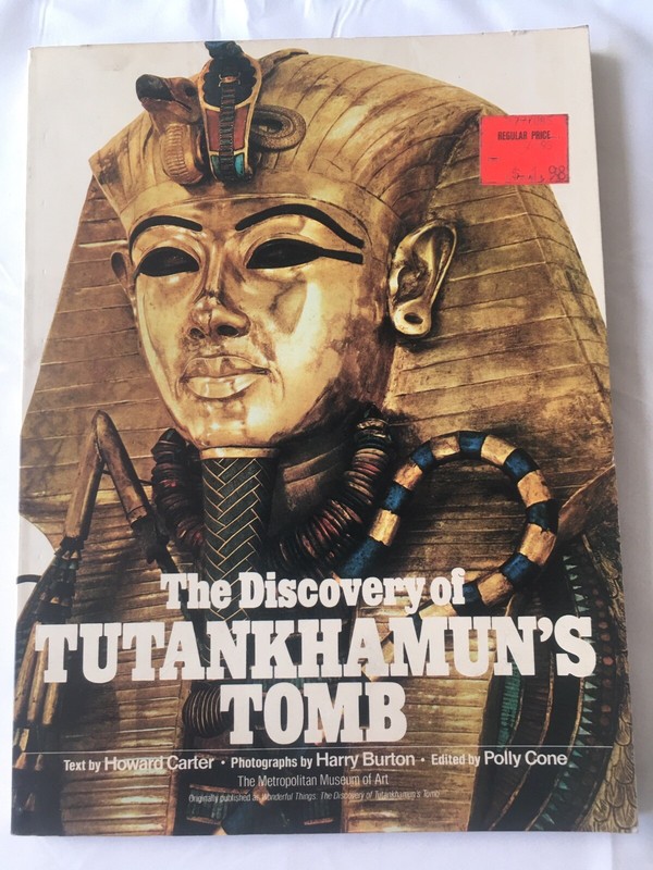 The Discovery of Tutankhamun’s Tomb Paperback Book Copyright 1976