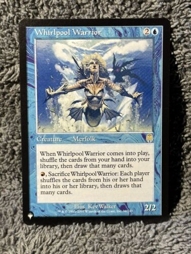 MTG Whirlpool Warrior ~ The List - Apocalypse 36/143 Regular Rare NM - Picture 1 of 2