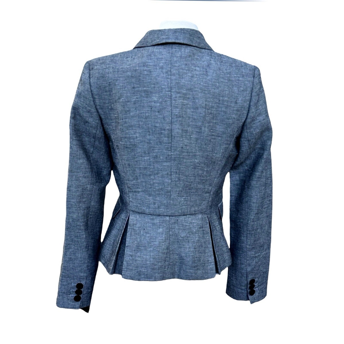 Hobbs London::ジャケット:UK6[RESALE] Hobbs SIze 6 Linen Grey Fitted Short Blazer London | eBay