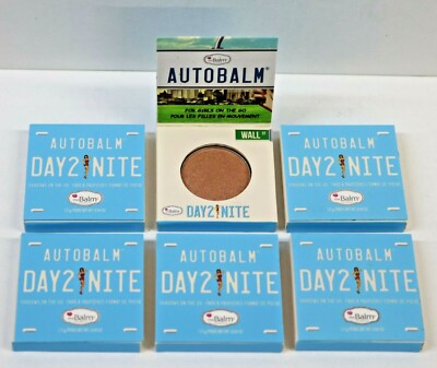 Lot of 6 TheBalm Cosmetics AutoBalm Day2Nite Eyeshadow  WALL ST   1.2g Travel Sz
